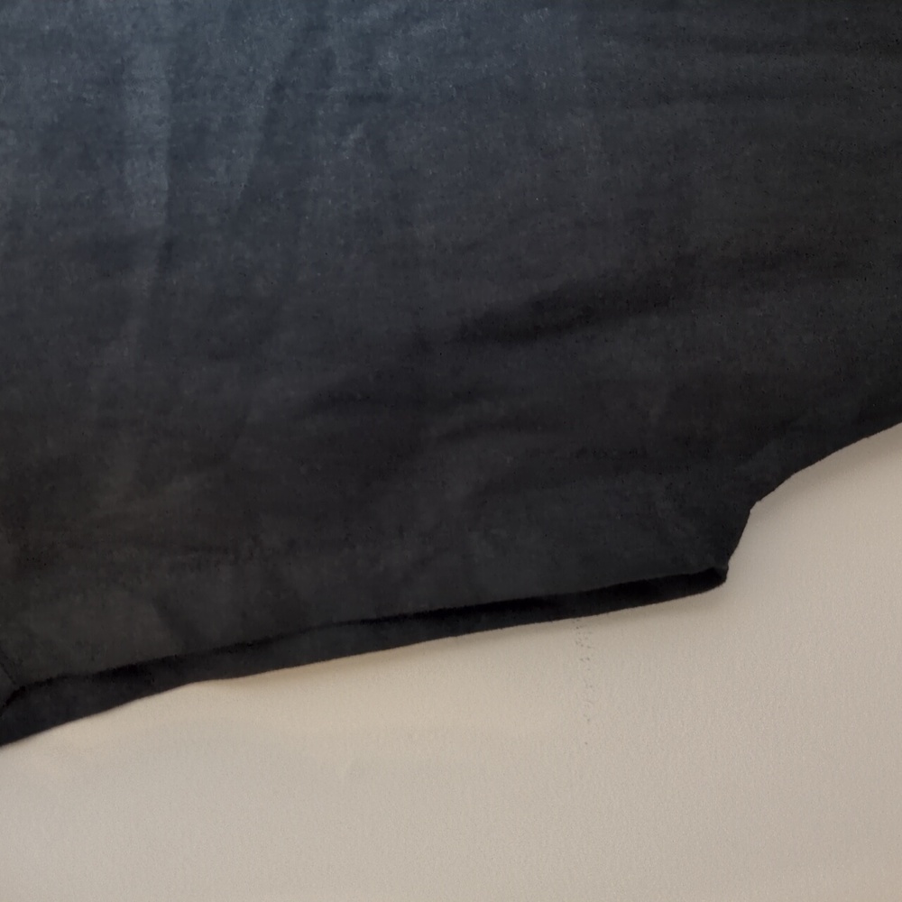 NEW Womens 4X Linen Blend Black Tie Front Summer Top Ava & Viv Short Sleeve 🌞 - Picture 7 of 10